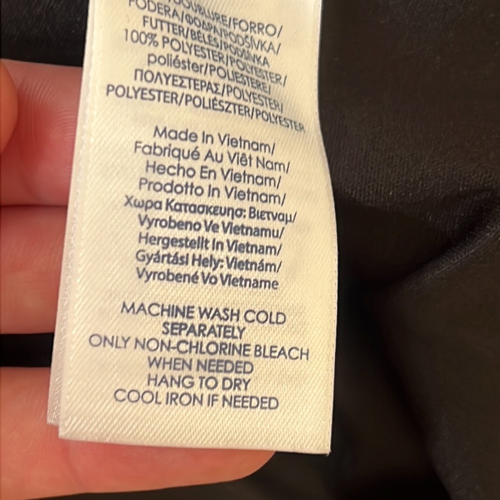 Chaps Faux Wrap Business Casual or Cocktail Dress Size MP - Picture 17 of 17